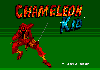 Chameleon Kid (Japan) Title Screen
